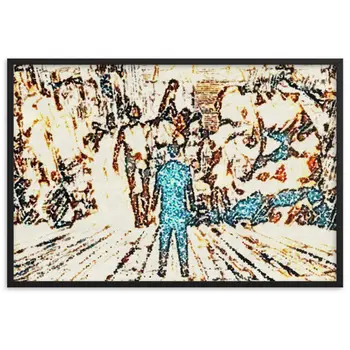 I SAW MY ENTIRE LIFE PASS THROUGH YOUR EYES Superior Framed Poster