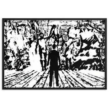 I SAW MY ENTIRE LIFE PASS THROUGH YOUR EYES Special Edition Framed Poster