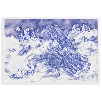 AN EVENING ON OLYMPOS V2 Superior Framed Poster