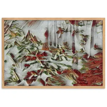 AMONG THE FOUR SEASONS YOU ARE THE FIFTH SENSE PREMIUM Framed Poster
