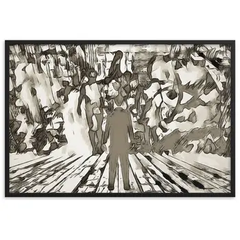 I SAW MY ENTIRE LIFE PASS THROUGH YOUR EYES Superior Framed Poster