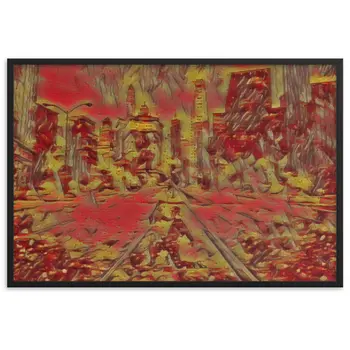 YOU ARE THE RHYTHM THAT STILL DANCES WITHIN ME SUPERIOR Framed Poster