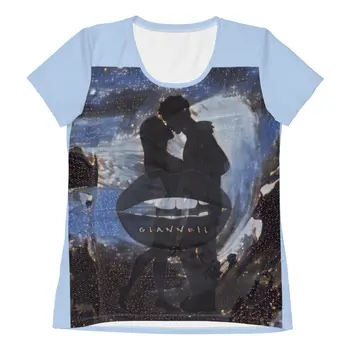 THE KISS Women's Athletic T-shirt by Gianneli