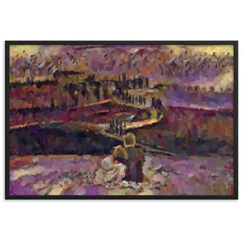 SEEING THE DAWN THROUGH THE DREAM SUPERIOR Framed Poster