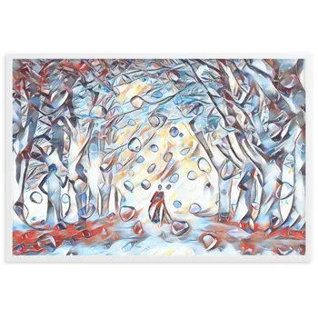 TO SEE MY HEART YOU MUST FIRST DIVE INTO MY TRUTH J.L Superior Framed Poster