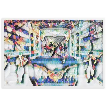 WHEN YOUR SENSES DANCE WITH MY MOMENTS JL.AK Velvet Edition Framed Poster