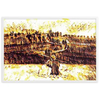 SEEING THE DAWN THROUGH THE DREAM SUPERIOR Framed Poster