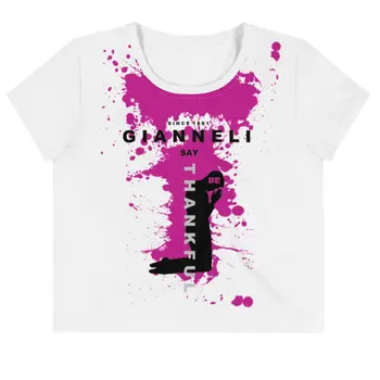 THANKFUL Crop Tee by Gianneli