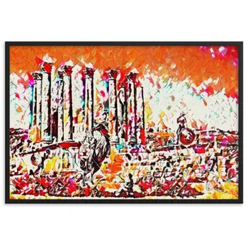 WHEN ALEXANDER THE GREAT ENTERED EPHESUS V2 Superior Framed Poster