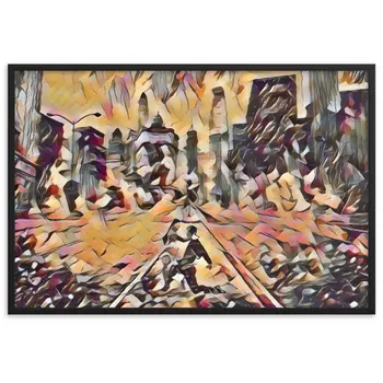 YOU ARE THE RHYTHM THAT STILL DANCES WITHIN ME SUPERIOR Framed Poster