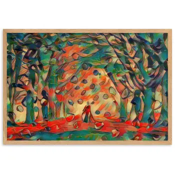 TO SEE MY HEART YOU MUST FIRST DIVE INTO MY TRUTH J.L PREMIUM Framed Poster