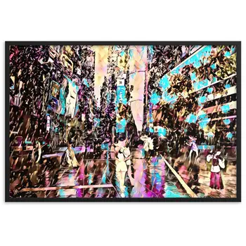 WHEN YOUR KISS WATERED ALL MY SENSES Special Edition Framed Poster