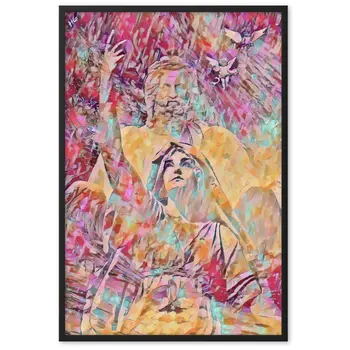 THE DAY THAT IT RAINED JASMINE IN POSEIDON'S HUG V2 Superior Framed Poster