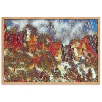 I HAVE A DREAM Velvet Framed Poster