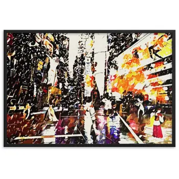 WHEN YOUR KISS WATERED ALL MY SENSES UPPER Framed Poster