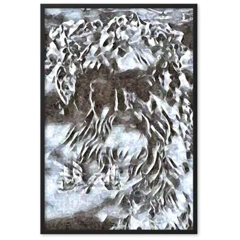 WHEN POSEIDON ASKED THE WAVES TO DANCE Superior Framed Poster