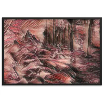 AMONG THE FOUR SEASONS YOU ARE THE FIFTH SENSE PREMIUM Framed Poster