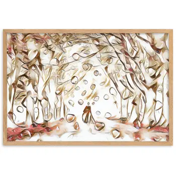 TO SEE MY HEART YOU MUST FIRST DIVE INTO MY TRUTH J.L Superior Framed Poster