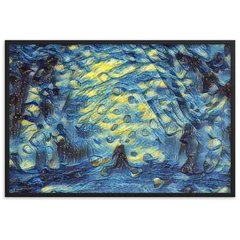TO SEE MY HEART YOU MUST FIRST DIVE INTO MY TRUTH J.L PREMIUM Framed Poster