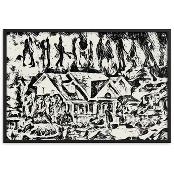 I WAS WAITING FOR YOU IN THE DREAM YOU HAD SEEN Special Edition Framed Poster