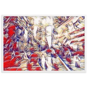 WHEN YOUR KISS WATERED ALL MY SENSES Velvet Edition Framed Poster