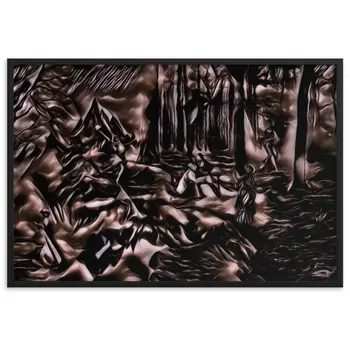 AMONG THE FOUR SEASONS YOU ARE THE FIFTH SENSE TALE Framed Poster