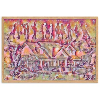 I WAS WAITING FOR YOU IN THE DREAM YOU HAD SEEN Special Edition Framed Poster