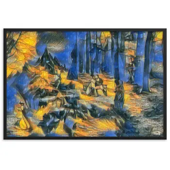 AMONG THE FOUR SEASONS YOU ARE THE FIFTH SENSE PREMIUM Framed Poster