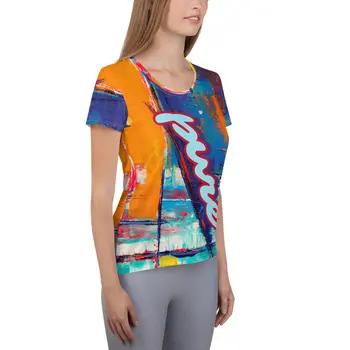 PURE LOVE Women's Athletic T-shirt by Gianneli