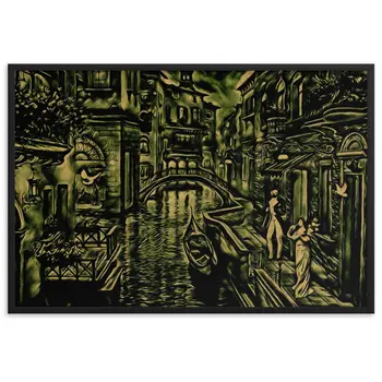 Questo è il mio porto e tu il suo cuore Superior Framed Poster