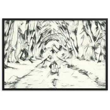 LOVE IS WHEN YOU CAN SEE WITHIN ME A.K Velvet Edition Framed Poster