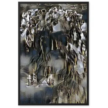 WHEN POSEIDON ASKED THE WAVES TO DANCE PREMIUM Framed Poster