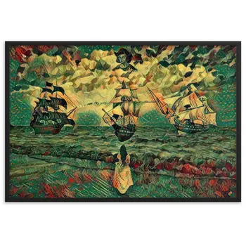 DISCOVER ME AGAIN Premium Framed Poster