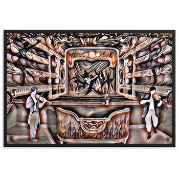 WHEN YOUR SENSES DANCE WITH MY MOMENTS Superior Edition Framed Poster