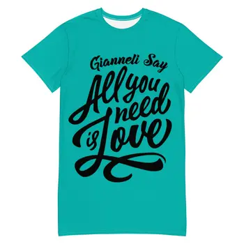 LOVE T-shirt Dress by Gianneli