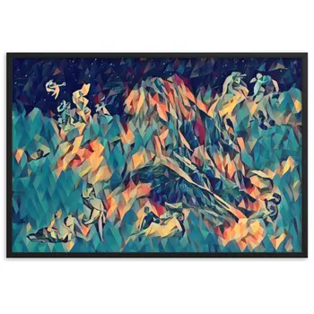 AN EVENING ON OLYMPOS V2 Superior Framed Poster
