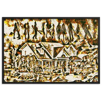 I WAS WAITING FOR YOU IN THE DREAM YOU HAD SEEN Special Edition Framed Poster