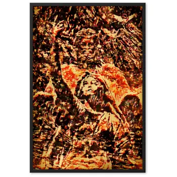 THE DAY THAT IT RAINED JASMINE IN POSEIDON'S HUG V2 Superior Framed Poster