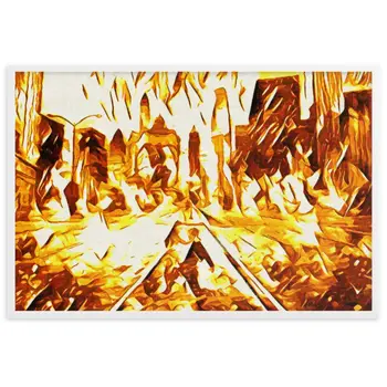 YOU ARE THE RHYTHM THAT STILL DANCES WITHIN ME SUPERIOR Framed Poster