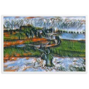 SEEING THE DAWN THROUGH THE DREAM SUPERIOR Framed Poster