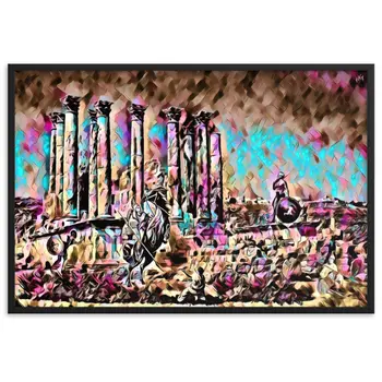 WHEN ALEXANDER THE GREAT ENTERED EPHESUS V2 Superior Framed Poster