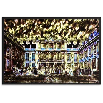 CÉLÉBRATION À LA MAISON DE L'ART V2 Superior Framed Poster