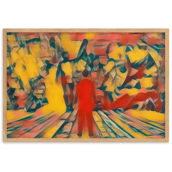 I SAW MY ENTIRE LIFE PASS THROUGH YOUR EYES Velvet Edition Framed Poster