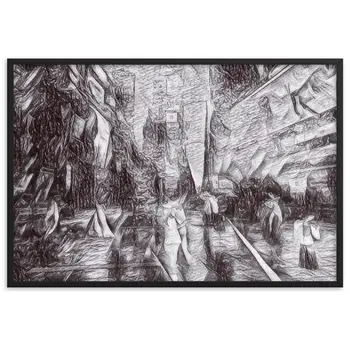 WHEN YOUR KISS WATERED ALL MY SENSES Velvet Edition Framed Poster