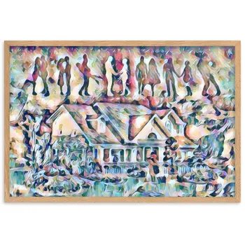 I WAS WAITING FOR YOU IN THE DREAM YOU HAD SEEN Special Edition Framed Poster