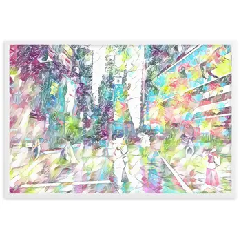 WHEN YOUR KISS WATERED ALL MY SENSES Special Edition Framed Poster