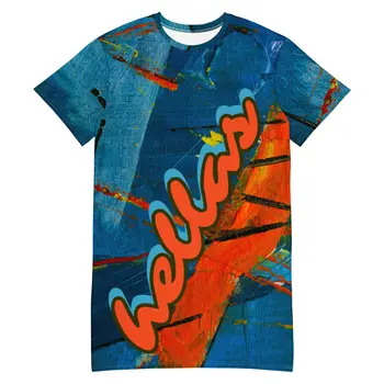 SUNSETS T-shirt Dress by Gianneli