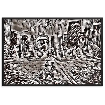 YOU ARE THE RHYTHM THAT STILL DANCES WITHIN ME SUPERIOR Framed Poster