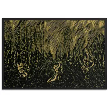 DANCE ME LIKE THE RAIN THAT BURNING OUT THE FIRE AROUND ME Framed Poster