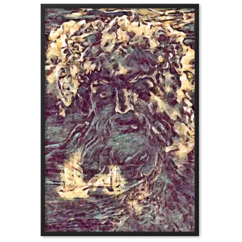 WHEN POSEIDON ASKED THE WAVES TO DANCE TALE Framed Poster